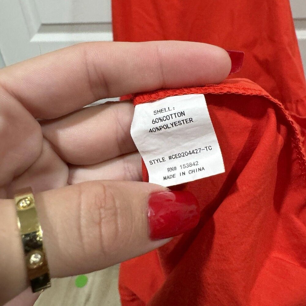 Code X Mode Cotton Blend Red Tailored Maxi Dress,… - image 8